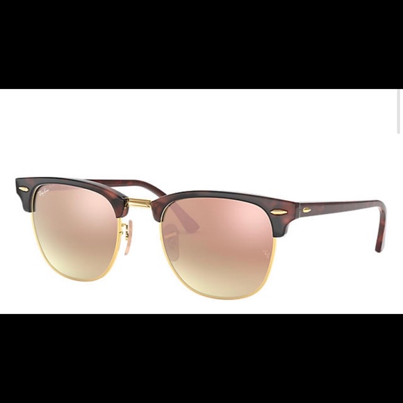 RayBan Clubmaster Copper Gradient Flash Sunglasses